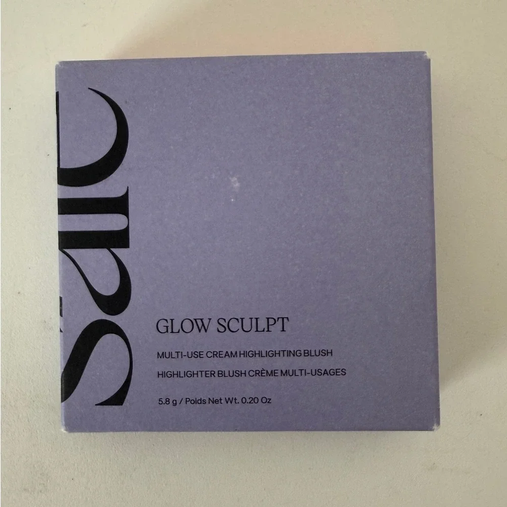 Saie Blush Glow Sculpt Cream Highlighting Peachglow Clean Beauty